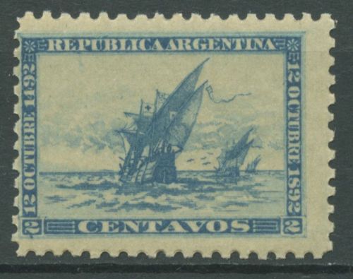 Argentinien 1892 Entdeckung Amerikas Kolumbus Schiffe Santa Maria 81 postfrisch