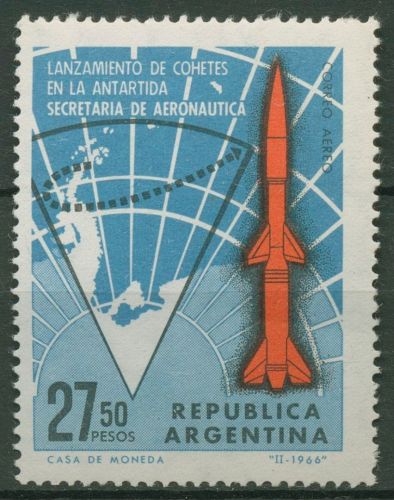 Argentinien 1966 Raumfahrt Raketenstart 898 postfrisch