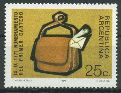 Argentinien 1972 Briefträger Bruno Ramirez 1122 postfrisch