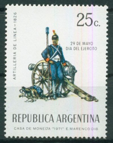 Argentinien 1971 Tag der Armee Soldat 1103 postfrisch