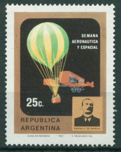 Argentinien 1972 Luft-und Raumfahrtwoche Flugzeug Ballon 1130 postfrisch