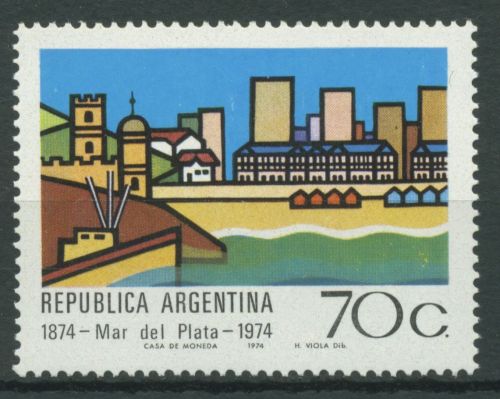 Argentinien 1974 Stadtansicht Mar del Plata 1168 postfrisch
