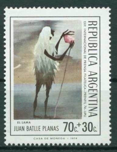 Argentinien 1974 PRENFIL Gemälde El Lama 1173 postfrisch