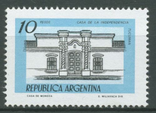 Argentinien 1978 Gebäude Haus der Unabhängigkeit Tucuman 1324 postfrisch