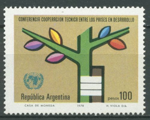 Argentinien 1978 Konferenz für technische Zusammenarbeit Baum 1353 postfrisch