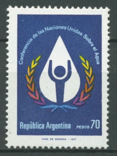 Argentinien 1977 Vereinte Nationen UNO Wasserkonferenz 1295 postfrisch