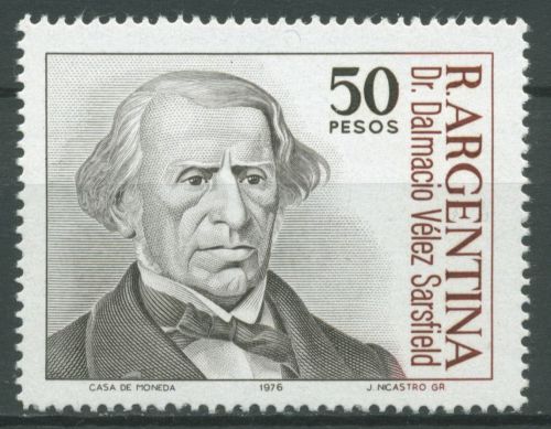 Argentinien 1977 Persönlichkeiten Jurist D. Sarsfield 1296 postfrisch