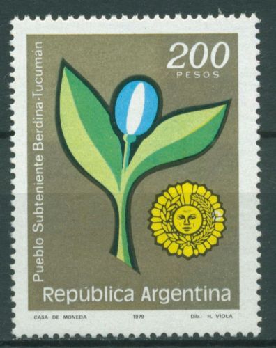 Argentinien 1979 Subteniente Berdina Tucuman Wappen Streitkräfte 1391 postfrisch