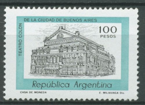 Argentinien 1981 Bauwerke Colon-Theater Buenos Aires 1507 postfrisch