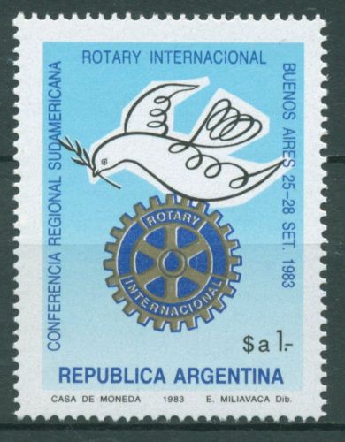 Argentinien 1983 Rotary International Taube 1653 postfrisch