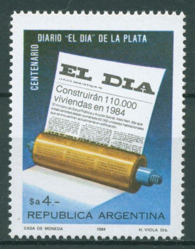 Argentinien 1984 Zeitung "El Dia" 1681 postfrisch