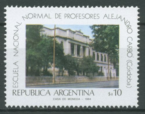 Argentinien 1984 Bauwerke Hochschule Alejandro Carbo Cordoba 1690 postfrisch