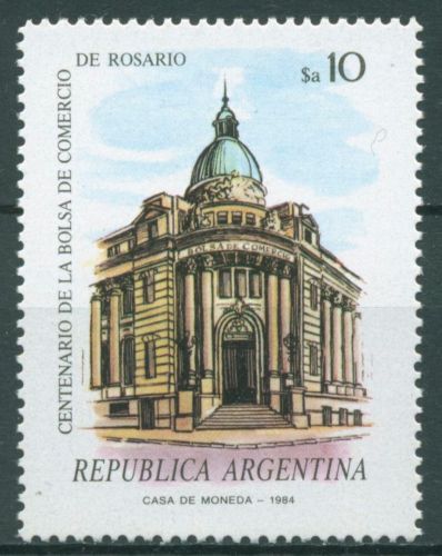 Argentinien 1984 Bauwerke Börse Rosario 1703 postfrisch