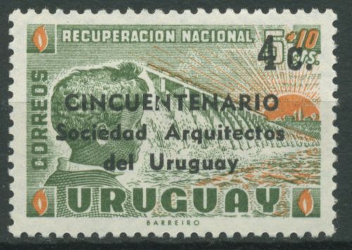 Uruguay 1966 Architektenverband Staudamm 1026 postfrisch