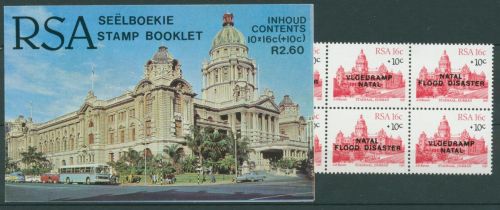 Südafrika 1987 Flutkatastrophe in Natal 714/15 MH postfrisch (C27699)