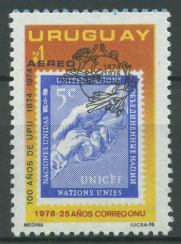 Uruguay 1976 Jahresereignisse Weltpostverein UPU 1408 postfrisch