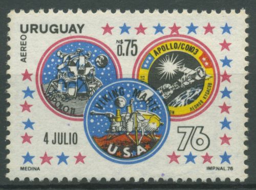 Uruguay 1976 Jahresereignisse Raumfahrt 1441 postfrisch