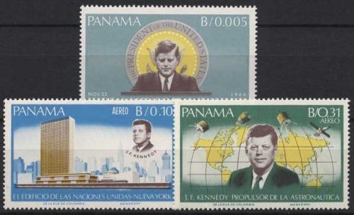 Panama 1968 3. Todestag von John F. Kennedy 938/40 A postfrisch