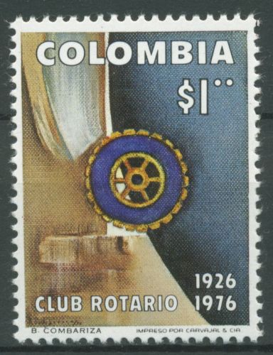 Kolumbien 1976 Rotary-Club 1315 postfrisch