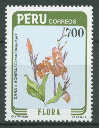 Peru 1984 Pflanzen Blumenrohr 1279 postfrisch