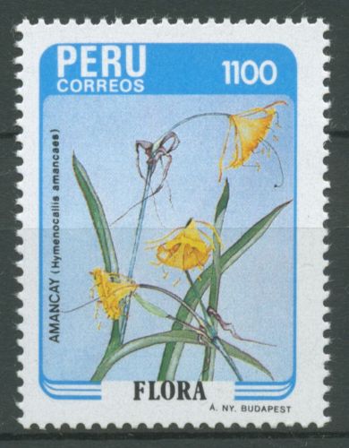 Peru 1986 Pflanzen Amaryllis 1319 postfrisch