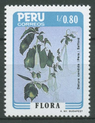 Peru 1986 Pflanzen Stechapfel 1334 postfrisch