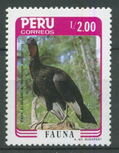 Peru 1986 Einheimische Tiere Vögel Huhn 1345 postfrisch