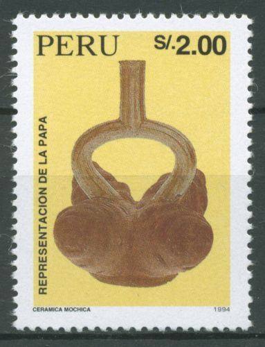 Peru 1995 Die Kartoffel Keramikform 1542 postfrisch
