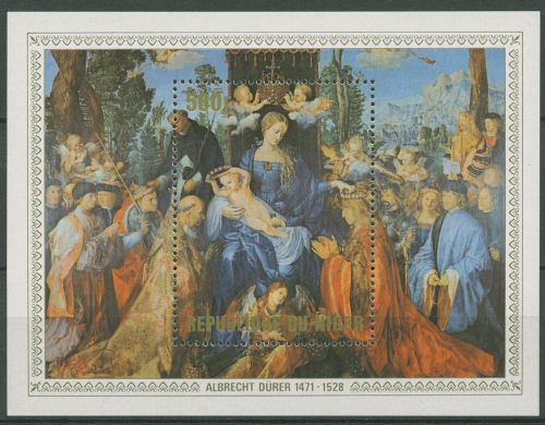Niger 1979 Gemälde von Albrecht Dürer Block 22 postfrisch (C40891)