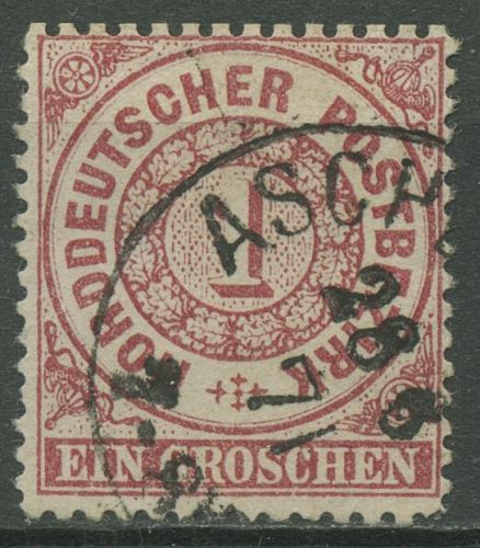 Norddeutscher Postbezirk NDP 1869 1 Groschen 16 gestempelt