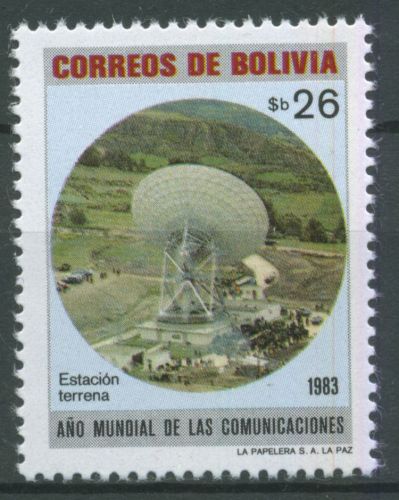 Bolivien 1982 Weltfernmaledejahr Erdfunkstellle 986 postfrisch