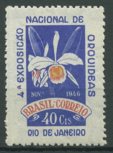 Brasilien 1946 Pflanzen Blumen Orchideenausstellung 695 postfrisch
