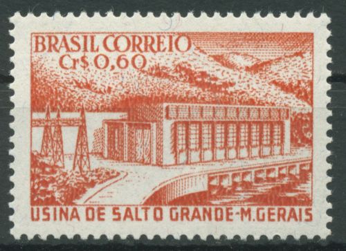 Brasilien 1956 Wasserkraftwerk Salto Grande 889 postfrisch