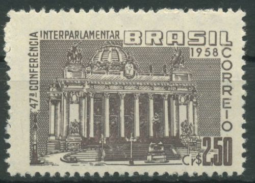 Brasilien 1958 Interparlamentarische Konferenz Palast 939 postfrisch