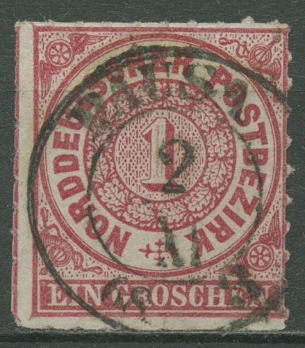Norddeutscher Postbezirk NDP 1868 1 Groschen 4 mit SA K2-Stpl. PAUSA