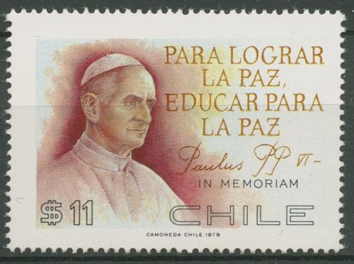 Chile 1979 Papst Paul VI. 902 postfrisch