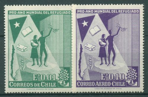 Chile 1960 Weltflüchtlingsjahr 573/74 postfrisch