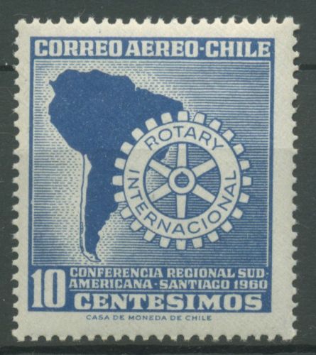Chile 1960 Rotary-Club Südamerika 584 postfrisch