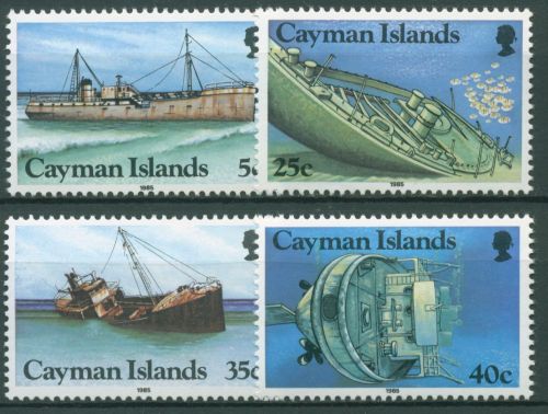 Cayman-Islands 1985 Schiffe Schiffswracks 549/52 postfrisch