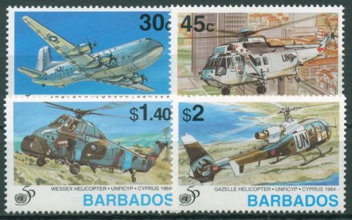 Barbados 1995 Vereinte Nationen UNO Luftfahrt Flugzeuge 885/88 postfrisch