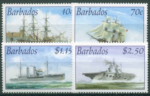 Barbados 2003 Royal Navy Schiffe 1049/52 postfrisch