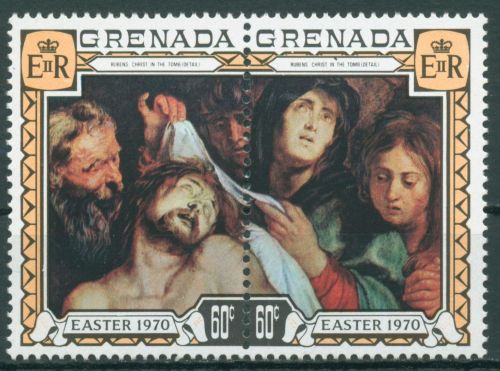 Grenada 1970 Ostern Gemälde P.P. Rubens 346/47 ZD postfrisch