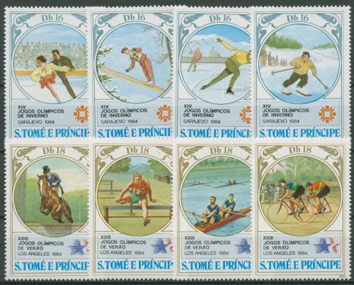 Sao Tomé und Príncipe 1983 Olympische Spiele Sarajevo 869/76 A postfrisch