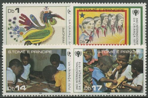 Sao Tomé und Principe 1979 Internationales Jahr des Kindes 579/82 postfrisch