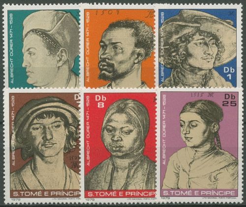 Sao Tomé und Principe 1979 Gemälde von Albrecht Dürer 585/90 postfrisch