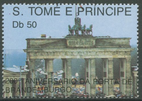 Sao Tomé und Príncipe 1990 Brandenburger Tor 1211 postfrisch