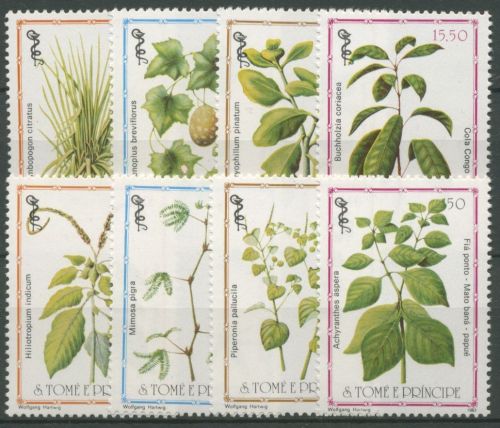 Sao Tomé und Príncipe 1983 Heilpflanzen 861/68 postfrisch