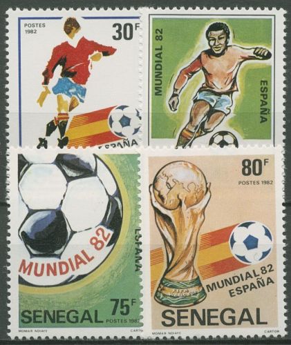 Senegal 1982 Fußball-Weltmeisterschaft Spanien 781/84 postfrisch