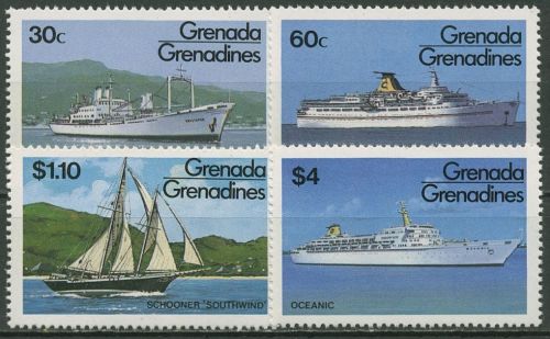 Grenada-Grenadinen 1984 Schifffahrt Schiffe 611/14 postfrisch