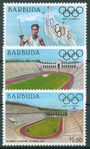 Barbuda 1984 Olympische Sommerspiele Los Angeles 739/41 postfrisch